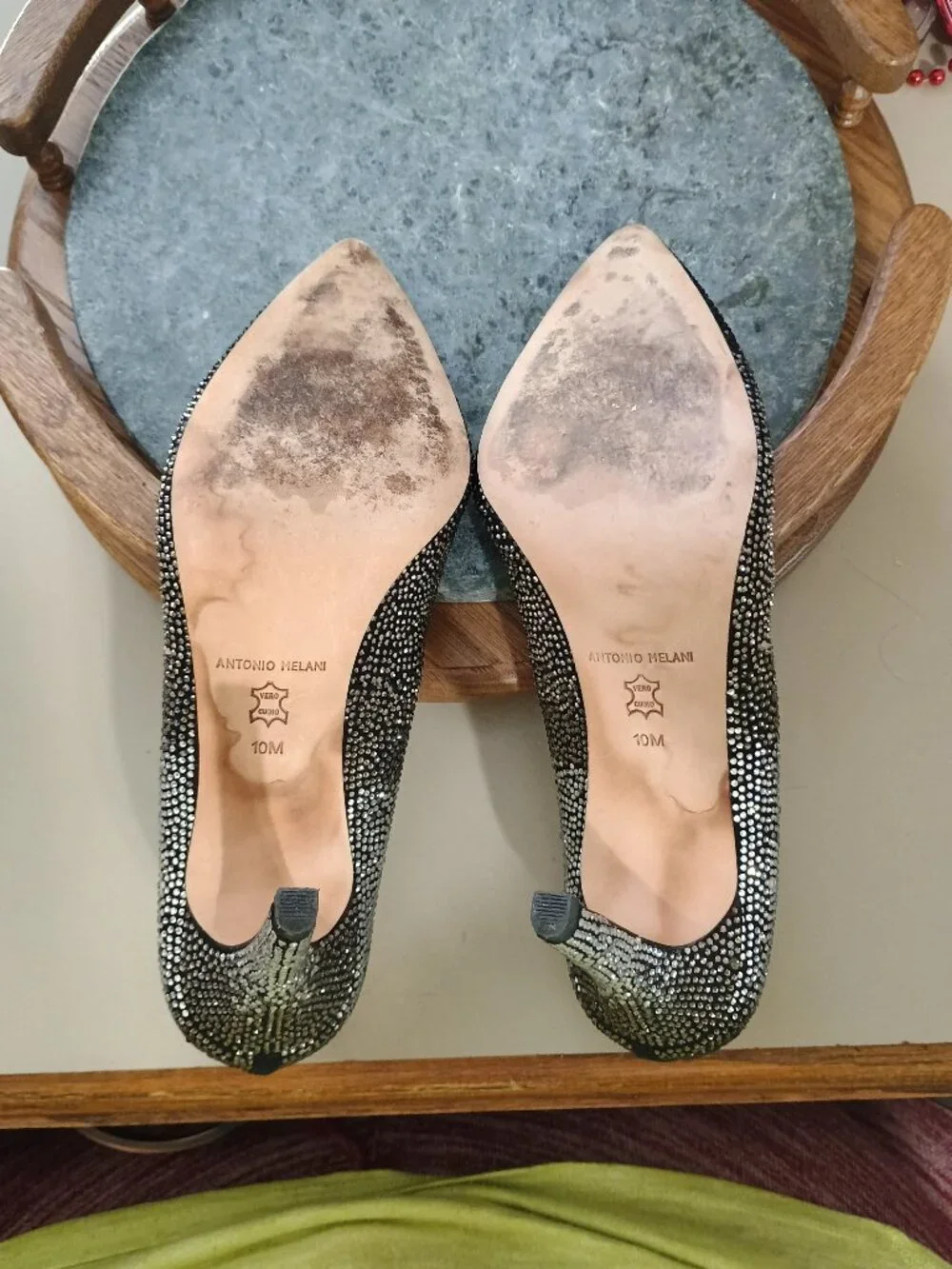 Antonio Melani MCBETH Rhinestone Ombre Heels Size 10M